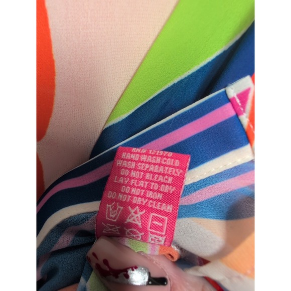 Flying Tomato Button Up Top Paisley‎ Long Sleeve Women Size S - Picture 7 of 8